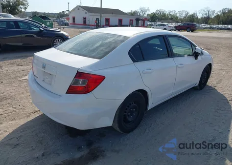 2012 Honda Civic Lx из США, поврежденный, VIN 19XFB2F56CE051131